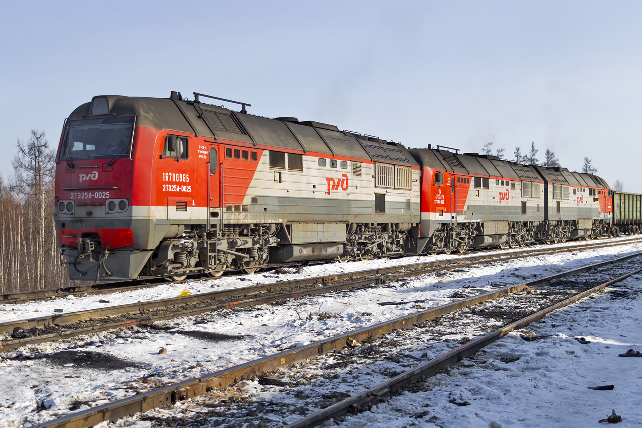 Тепловоз 2ТЭ25А «Витязь», Амурская область