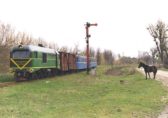 Тепловоз ТУ2-179 с составом на Гайворонской узкоколейной железной дороге