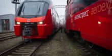 Электропоезд ЭШ2-001 Аэроэкспресс, Белорусский вокзал