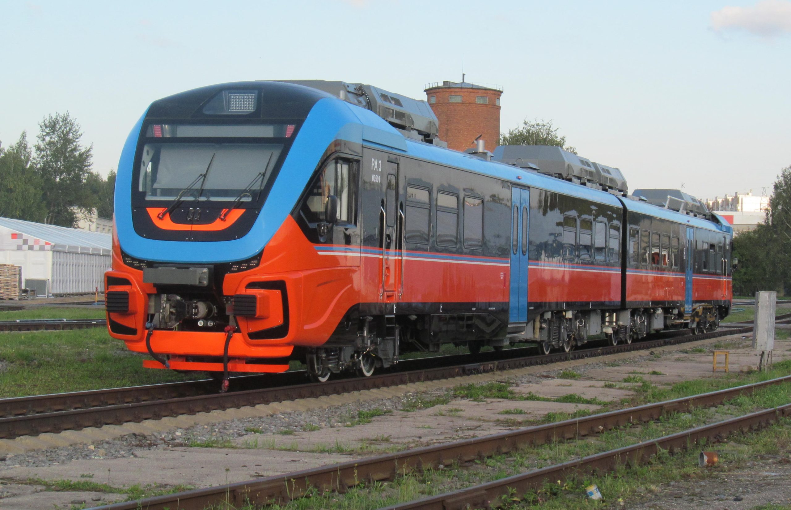 Рельсовый автобус РА3 «Орлан» на ст. Щербинка