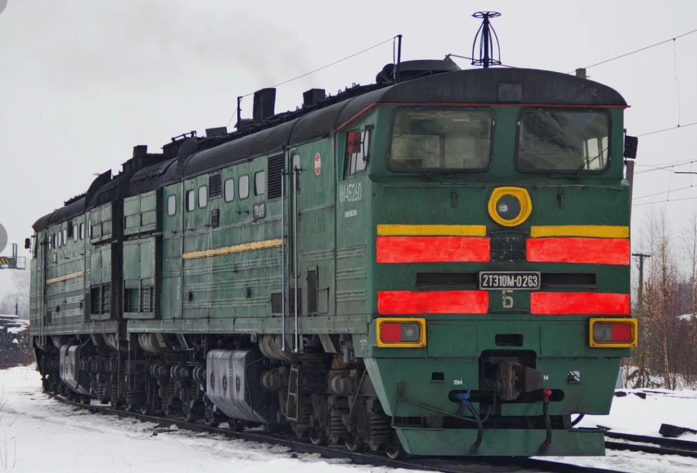 Тепловоз 2ТЭ10М — технические характеристики и устройство